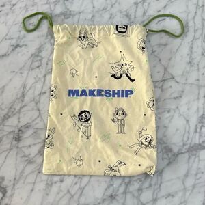 Makeship Blue Letter Bag Collectible Bag - Bag Only (No Plushie)